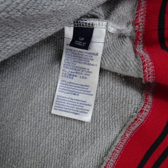 Tommy Hilfiger Collection Sweatshirt Size S American Designers Puzzle Flag Gray - Picture 4 of 7